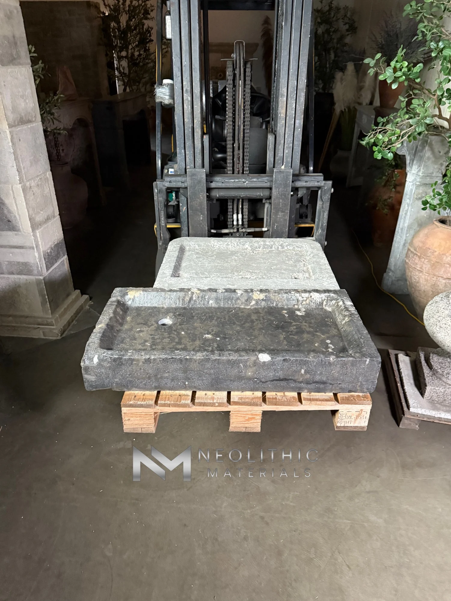 Antique Belgian Bluestone Sink - Image 13